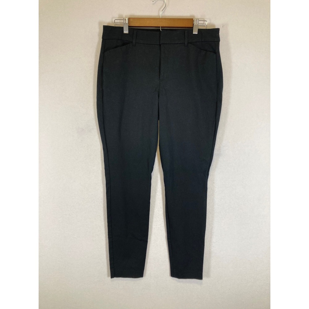 Dark Academia Old Navy Womens 12 Black High Rise Pixie Never Fade Skinny Pants